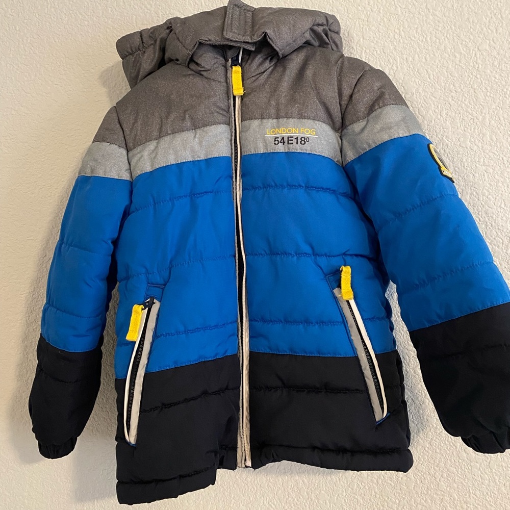London Fog kids Puff Winter Coat! Size 5/6.